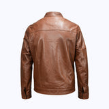 214 Elvanto Jacket Cuir Camel