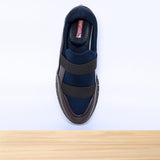 224F Prata Cuir Marron Bleu