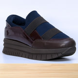 224F Prata Cuir Marron Bleu