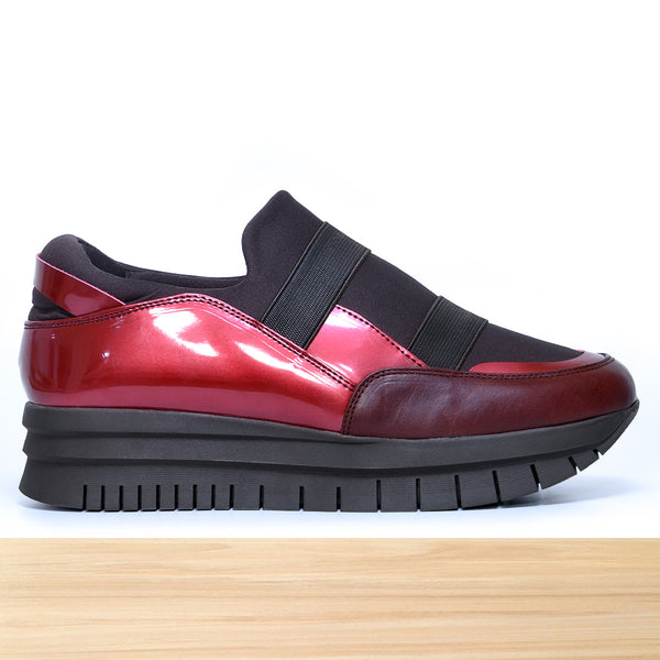 224F Prata Cuir Grenat Mar