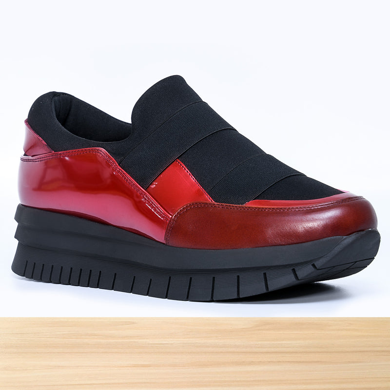 224F Prata en Cuir Grenat