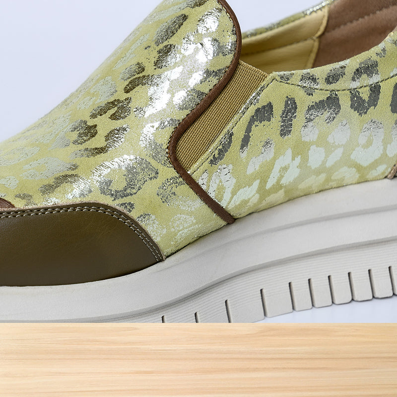 528F Prata en Cuir Kaki