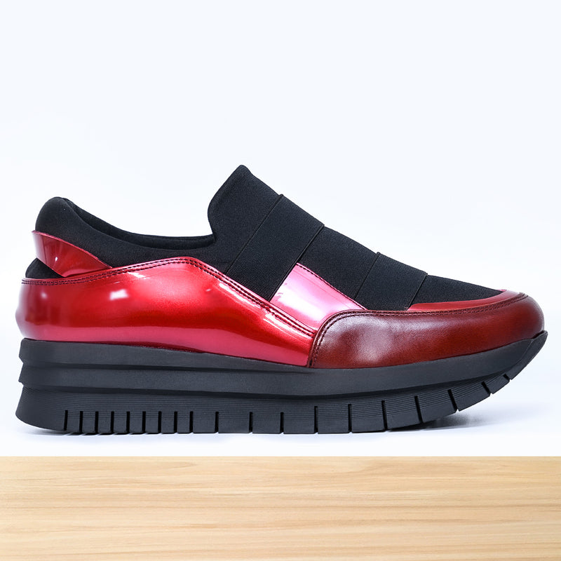224F Prata en Cuir Grenat