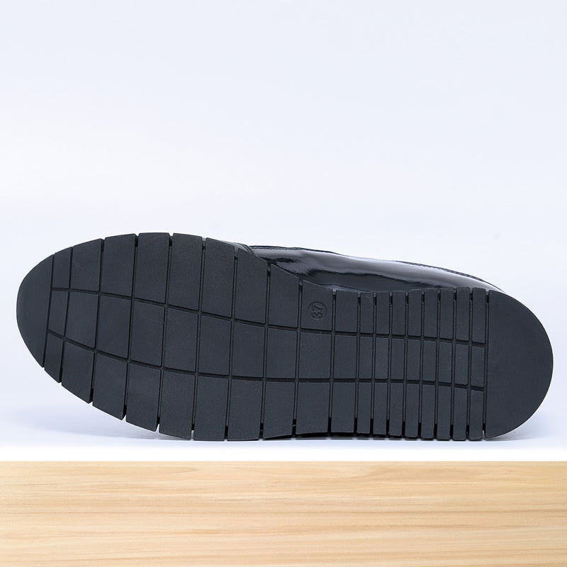 224F Prata Cuir Noir Vert