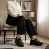 224F Prata Cuir Noir Vert - SANTIAGO®