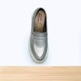 225F Rivla Cuir argentée