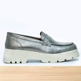 225F Rivla Cuir argentée