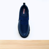 520F Zalvi Cuir Bleu Marine