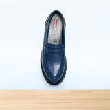 225F Rivla Cuir Bleu Marine