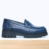 225F Rivla Cuir Bleu Marine