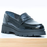 225F Rivla Cuir Noir Verni