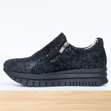 227 Mirro Cuir Métallisé Noir