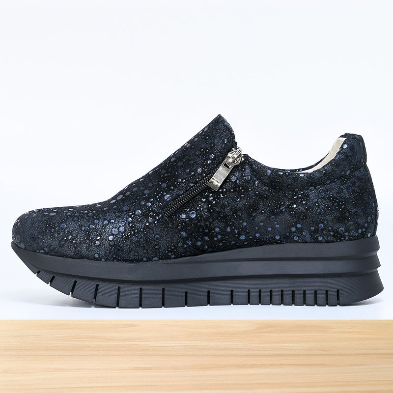 227 Mirro Cuir Métallisé Noir