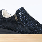 227 Mirro Cuir Métallisé Noir