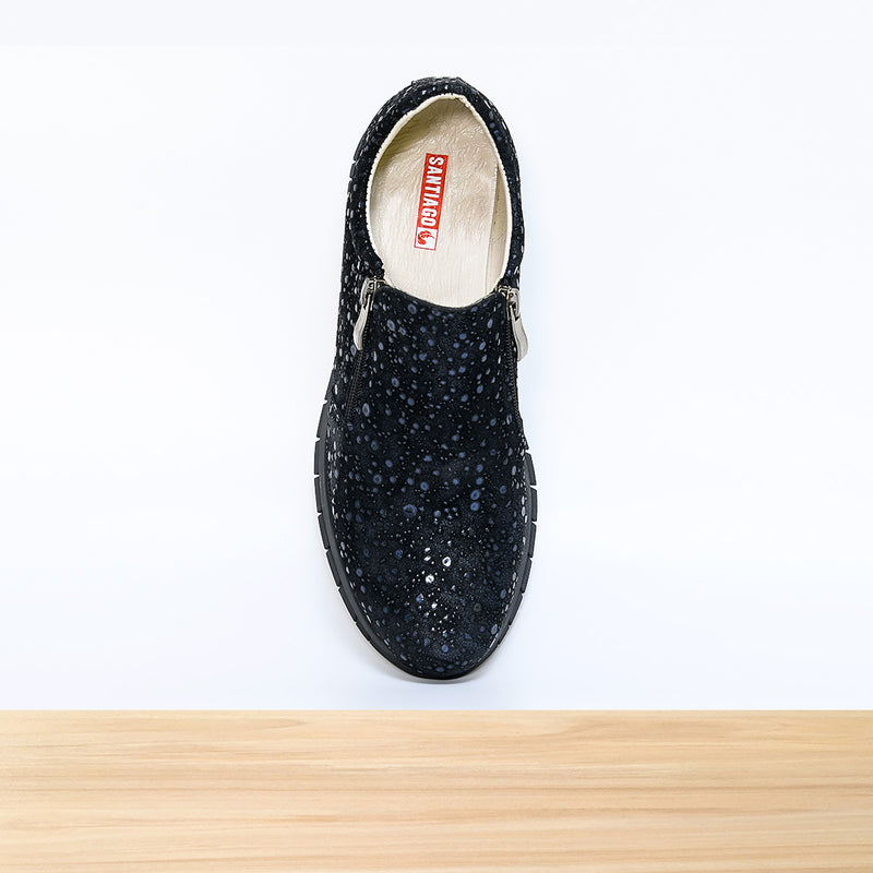 227 Mirro Cuir Métallisé Noir