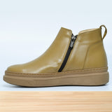 245F Bots Cuir Beige