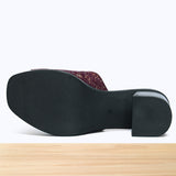 291F Corélia Cuir Bordeaux Brillant