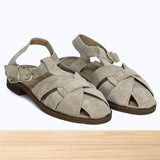 300F Verena Cuir Beige Foncé