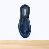 305F Nava Cuir Bleu Marine