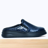 305F Nava Cuir Bleu Marine