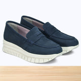 306F Lahn Cuir Bleu Marine