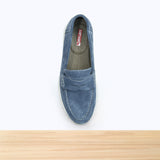306F Lahn Cuir Daim Bleu