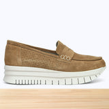 306F Lahn Cuir Daim Camel