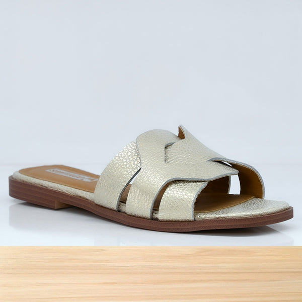 308F Elior Cuir Argenté