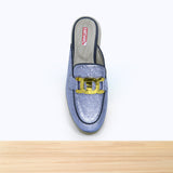 317F Amwaj Cuir Bleu Ciel