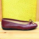 3241F Laura Cuir Bordeaux