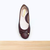 3241F Rina Cuir Bordeaux
