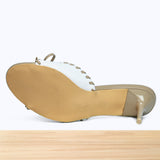 327F Elisia Cuir Blanc