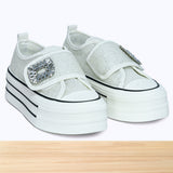 3323F Ravelle Cuir Blanc cassé
