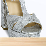 3398F Rélina Cuir Argenté