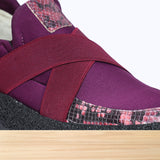 3419F Velora Cuir Violet Bordeaux