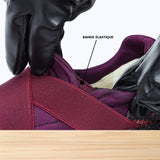 3419F Velora Cuir Violet Bordeaux
