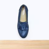 343f Awen Cuir Bleu Marine