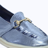 345F Gracelle Cuir Bleu Jean