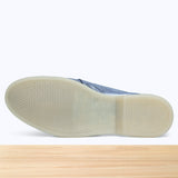 345F Gracelle Cuir Bleu Jean