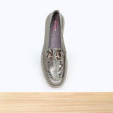 345F Gracelle Cuir Olive Métallisé