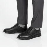 347 Brio Noir - Pantalon gris avec chaussettes