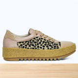 3491F Evano Cuir Beige guépard