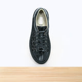 3491F Evano Cuir Noir Léopard