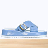 3506F Silvéra Cuir Bleu Ciel