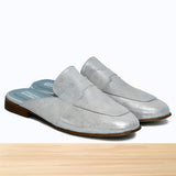 350F Mavista Cuir Argenté Brillant