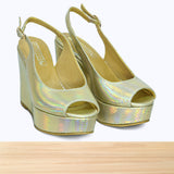 3528F Ysavelle Cuir Doré Multicolore