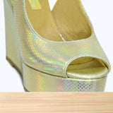 3528F Ysavelle Cuir Doré Multicolore