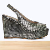 3528F Ysavelle Cuir Serpent Doré N