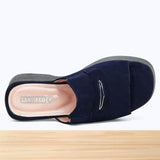 3543F Evania Cuir Bleu Marine