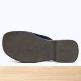 3543F Evania Cuir Bleu Marine